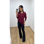 Blusa Marcia Vinho