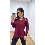Blusa Marcia Vinho