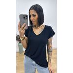 Tshirt Pontinhos Preta