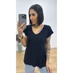 Tshirt Pontinhos Preta