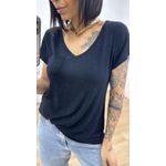 Tshirt Pontinhos Preta