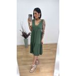 Vestido Aniele Verde Militar