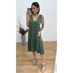 Vestido Aniele Verde Militar