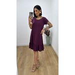 Vestido Camila Açaí