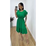 Vestido Lavínia Verde Bandeira