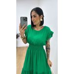Vestido Lavínia Verde Bandeira