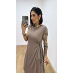 Vestido Manuela Caqui