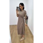 Vestido Manuela Caqui