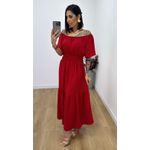 Vestido Tânia Vermelho