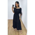 Vestido Tânia Preto