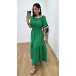 Vestido Tânia Verde Bandeira