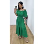 Vestido Tânia Verde Bandeira