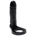 Anel Companheiro C/Pênis - 13,5 X 3cm Preto 