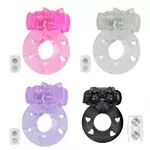 Anel Peniano Vibrador Bichinhos Roxo
