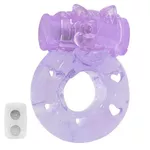 Anel Peniano Vibrador Bichinhos Roxo