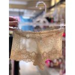 Calcinha Caleçon Rendada Nude M (42)