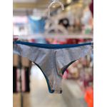 Calcinha Fio Duplo Algodão Cinza G (44)
