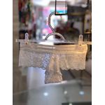 Calcinha Fio Renda Cor Branco M (42)