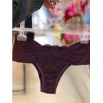Calcinha Tanga Mic.Fibra E Renda Deluxe M (42)