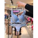 Conjunto Em Renda Com Bojo Fio Frozen P (40)