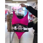 Conjunto Micro Top Rosa Choque G (44)