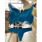 Conjunto Renda Azul Turquesa M(42)