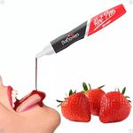 HOT PEN CANETA COMESTÍVEL HOTFLOWERS SABOR:MORANGO- 3078