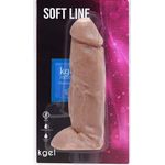PENIS DE BORRACHA MACICO 18,5 X 4,5CM KGEL