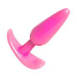 Plug Anal Silicone Cônico Rosa M