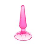 Plug Anal Silicone Cônico Rosa G