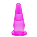 Plug anal Silicone Triângulo Rosa P