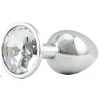 PLUG ANAL JOIA TRANSPARENTE - M