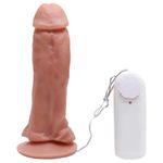 PROTESE COM VIBRO E VENTOSA 17 X 5CM EXTASE