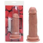 PROTESE COM VIBRO E VENTOSA KONG 17,5 X 4,5CM EXTASE