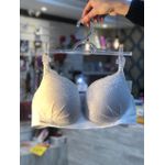 Sutiã Amamentação Microfibra Renda Branco EXG (54)