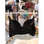 Sutiã Copa Em Microfibra Preto com Bojo 46 e Aro