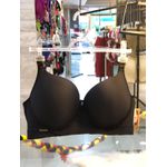 Sutiã Copa Em Microfibra Preto com Bojo 54 e Aro