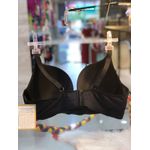 Sutiã Copa Em Microfibra Preto com Bojo 54 e Aro