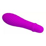 MINI VIBRADOR ESTIMULADOR ESPIRAL - MPL1055 ROXO