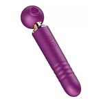 VIBRADOR VARINHA COM VAI E VEM E PULSADOR
