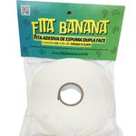 Fita Banana 19mmx5,5m Auto Adesiva Dupla Face