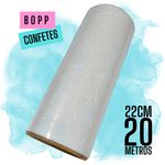 Bobina de BOPP Holográfico confete 22mmx20m