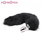 Foxx - Plug Anal P Com Rabo Preto (48cm)