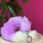 Foxx - Plug Anal P com Rabo Roxinho (48cm)