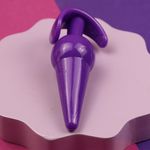 Plug Anal Silicone - Roxo