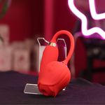 Immortal Flower - Rosa Com Sugador e Vai e Vem