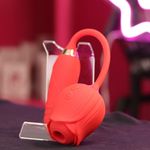 Immortal Flower - Rosa Com Sugador e Vai e Vem