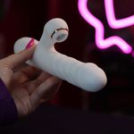 White Power - Vibrador De Ponto g e Clitóris Com Vai e Vem De Esferas