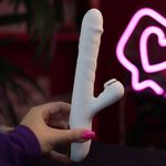 White Power - Vibrador De Ponto g e Clitóris Com Vai e Vem De Esferas