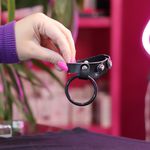 Anel Peniano Em Couro Sintético